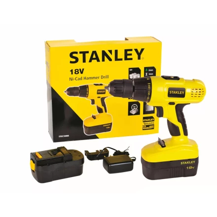 Дрель аккумуляторная Stanley STDC18HBK в кейсе купить в Челябинске