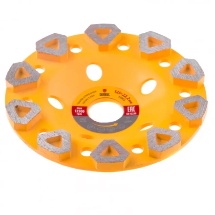 Чашка алмазная зачистная 125 мм Бриллиант Denzel 72973 купить в Челябинске