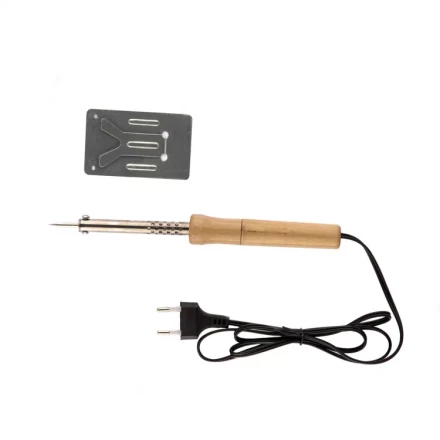 Паяльник с ручкой из дерева 30 Вт 220 В Sparta 913101 купить в Челябинске