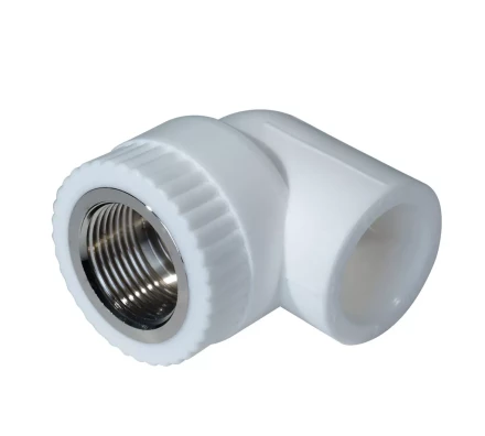 Уголок комб. PP-R ВР 25мм х 3/4 белый (25/100) 45373 купить в Челябинске