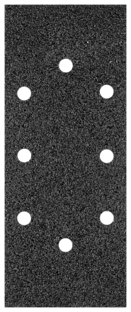 Лист шлиф. универсал. URAGAN &quot;Оптимален для мягких пород дерева&quot; 8 отверстий по линии, для ПШМ, P40, 93х230мм, 10шт 907-22102-040-10 купить в Челябинске