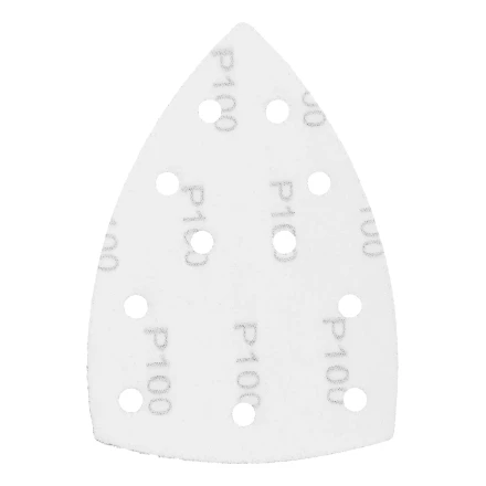 Треугольник абразивный на ворc. подложке под &quot;липучку&quot;, перф., P 100, 150х150х100 мм, 5 шт. Denzel 738617 купить в Челябинске