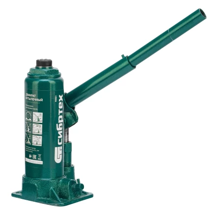 Домкрат гидравлический бутылочный Сибртех 50801, 3 т, 180-320 мм купить в Челябинске