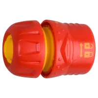 Соединитель GRINDA пластмассовый с запирающим механизмом, 3/4" 8-426328