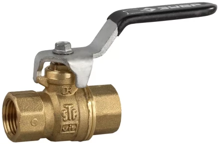 Кран шаровой ЗУБР полнопроходной &quot;мама-мама&quot;, ручка, латунь DZR, 1/2&quot; 4-51320-L-1/2 купить в Челябинске