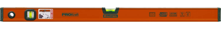 Уровень KRAFTOOL алюминиевый, 2 глазка, 80см 34721-080_z01 купить в Челябинске
