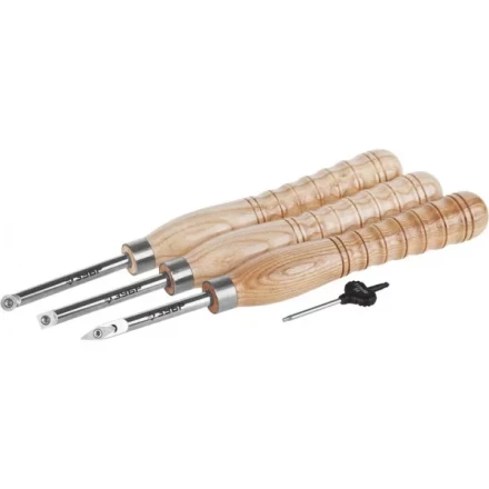 Набор ЗУБР &quot;ЭКСПЕРТ&quot;: Токарные резцы по дереву,&quot;Ромб&quot;,&quot;Квадрат&quot;,&quot;Круг&quot;,твердосплав наконеч из карбида W, 100*340мм, 3шт 18371-H3 купить в Челябинске