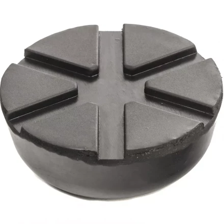 Резиновая опора для подкатного домкрата универсальная D=89 mm d=60 mm H=35 mm MATRIX 50910 купить в Челябинске