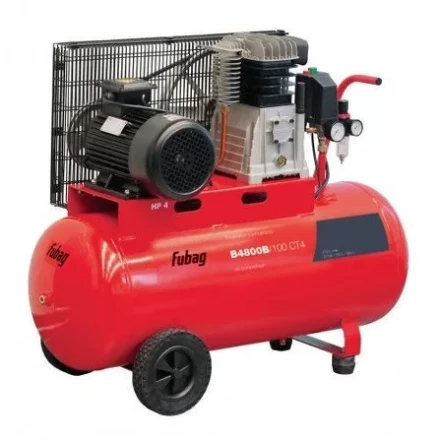 Компрессор масляный поршневой ременной В 4800В/ 100 СТ4 Fubag купить в Челябинске