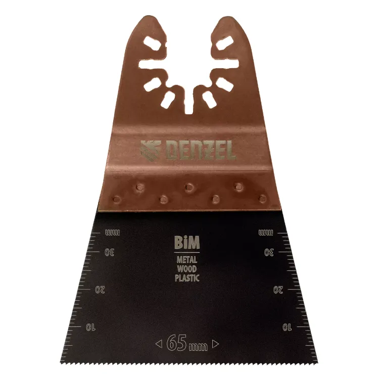 Насадка для МФИ режущая прямая, BiM, по металлу и дереву, 65 x 1.2 мм, мелкий зуб Denzel 782303 купить в Челябинске