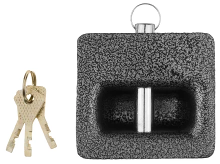 Замок навесной ЗУБР &quot;МАСТЕР&quot; повышенной защищенности, дисковый механизм секрета, ключ 7 PIN, 85х80мм 3720-10_z01 купить в Челябинске