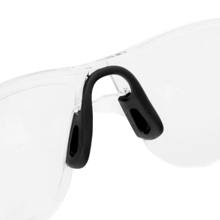 Очки защитные открытые Denzel 89198, поликарбонатные, прозрачная линза купить в Челябинске