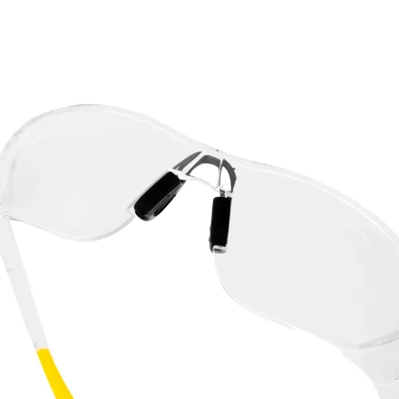 Очки защитные открытые Denzel 89198, поликарбонатные, прозрачная линза купить в Челябинске