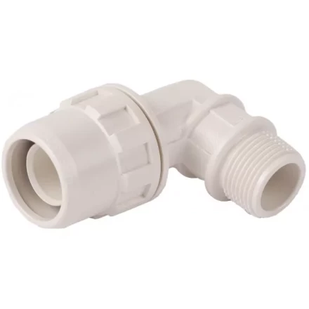 Муфта ЗУБР &quot;ШиреФит&quot; соединительная угловая 90°, &quot;штуцер с гайкой - внешняя резьба&quot;, 32мм-1&quot; 51465-32-1 купить в Челябинске