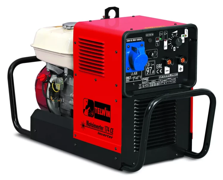 Инверторный сварочный бензогенератор Telwin MOTOINVERTER 174 CE двигатель HONDA купить в Челябинске