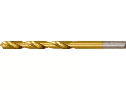 Сверло по металлу 4 мм HSS нитридтитановое покрытие цилиндрический хвостовик MATRIX 717400 купить в Челябинске