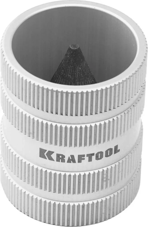 KRAFTOOL EXPERT. Фаскосниматель универсальный внутренний / внешний для труб из нерж. стали, меди, пластика. Металлический корпус. 23790-35 купить в Челябинске