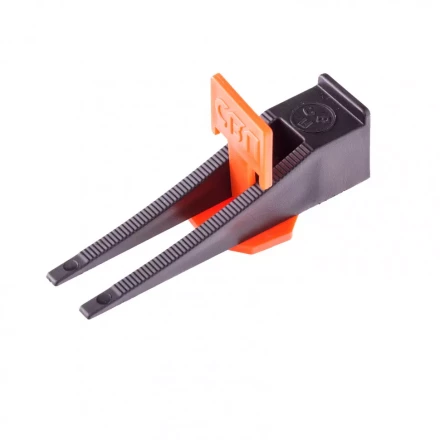 Система выравнивания плитки СВП - комплект: зажим + клин 250/250 шт Сибртех 88075 купить в Челябинске