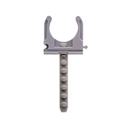 Скоба-держатель ЗУБР &quot;МАСТЕР&quot; для металлопластиковых труб, в комплекте с дюбелем, 20 мм, 6 шт 4-44956-20 купить в Челябинске