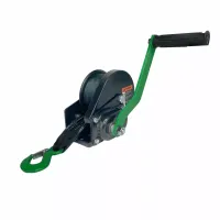 Лебедка ручная барабанная с тормозом HITCH HWB 800 800 кг лента 10 м (SZ073183)
