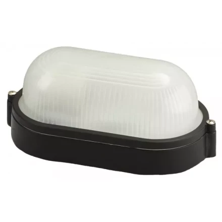 Светильник уличный СВЕТОЗАР влагозащищенный, овал, цвет черный, 60Вт SV-57201-B купить в Челябинске