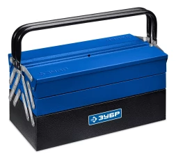 ЗУБР ЯРУС-5/17, 430 х 210 х 205 мм, (17), Металлический раздвижной ящик для инструментов, Профессионал (38356-17)