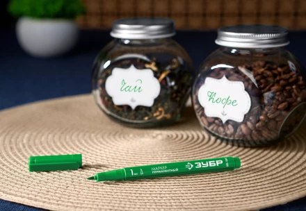 ЗУБР МП-100 зеленый, 1 мм перманентный маркер (06320-4) купить в Челябинске