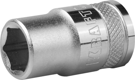 Торцовая головка KRAFTOOL &quot;INDUSTRIE QUALITAT&quot;, Cr-V, FLANK, хромосатинированная, 1/2&quot;, 13 мм 27805-13_z01 купить в Челябинске