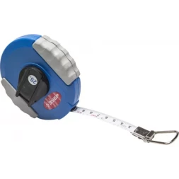Мерная лента ЗУБР "ЭКСПЕРТ", стальное полотно с нейлоновым покрытием, двухкомпонентный ударопрочный корпус, 20м 34165-20_z01