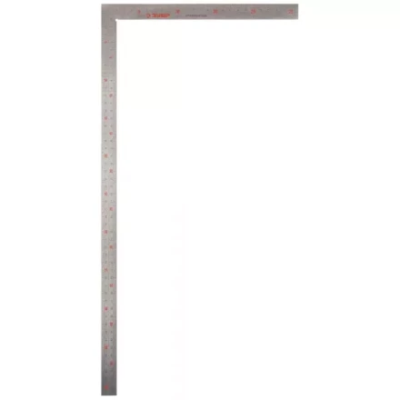 Угольник ЗУБР &quot;ЭКСПЕРТ&quot; столярный нерж. сталь, шкала: шаг 1 мм, гравированная, 500 х 250 мм 34350-50 купить в Челябинске