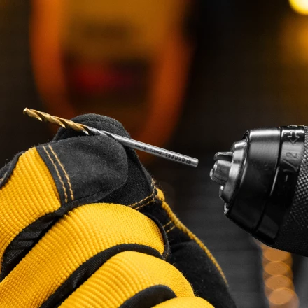 Набор сверл по металлу Denzel 723001, 1-10 мм, Р6М5-TiN, Golden Tip, 10 шт купить в Челябинске