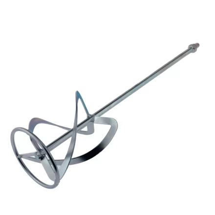 Насадка для миксера, для легких растворов, 140 х 590 мм, оцинкованная, хвостовик резьба М14 Сибртех 848987 купить в Челябинске