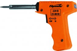 Паяльник-пистолет с регулировкой мощности SPARTA 25-80 Вт (220В) 913065
