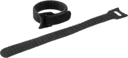 Кабельные стяжки-липучки черные ВЕЛЬКРО нейлоновые серия ПРОФЕССИОНАЛ купить в Челябинске