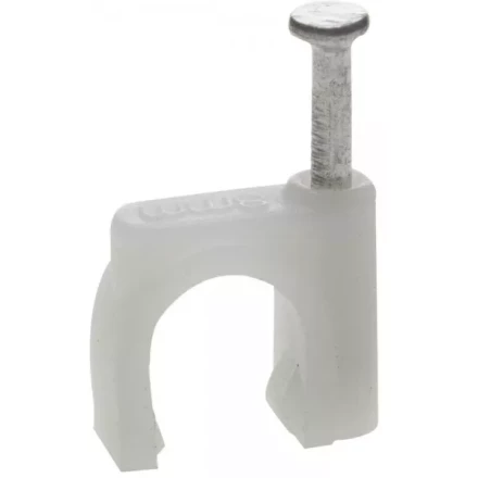 ЗУБР &quot;МАСТЕР&quot;. Скоба-держатель для круглого кабеля, с оцинкованным гвоздем, 9 мм, 40 шт 45111-09 купить в Челябинске