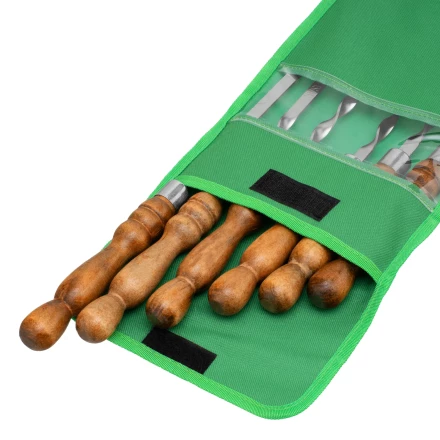 Набор шампуров плоских, 650 мм, с деревянной рукояткой, в чехле, 6 шт., Camping// Palisad 69753 купить в Челябинске