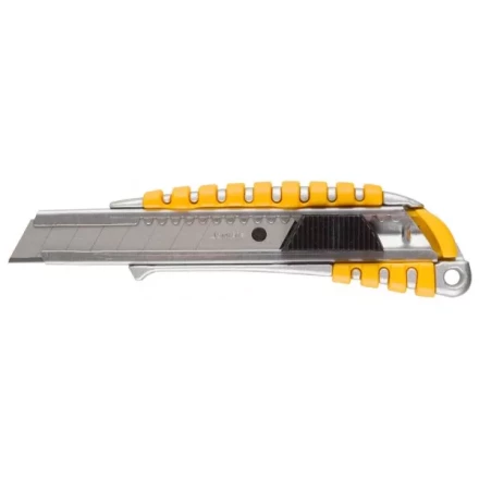 Нож STAYER &quot;MASTER&quot; металлический обрезиненный корпус, автостоп, 18мм 9143 купить в Челябинске