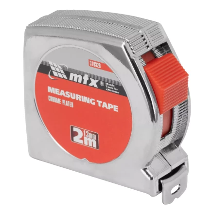 Рулетка Matrix Chrom, 2 м x 13 мм, хромированный корпус, 310329 купить в Челябинске