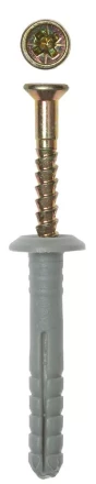 Дюбель-гвоздь ЗУБР полипропиленовый, грибовидный бортик, 6 x 80 мм, 5 шт 4-301356-06-080 купить в Челябинске