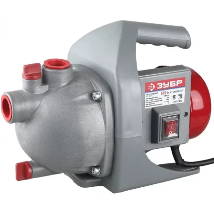 Насос ЗУБР садовый, пропускная способность 50л/мин, 600Вт ЗНС-600 купить в Челябинске