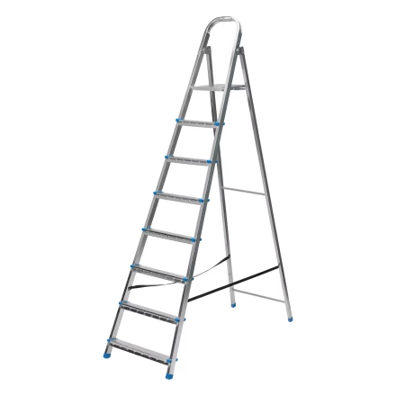 Стремянка, 8 ступеней Сибртех 97840, стальная, оцинкованная купить в Челябинске