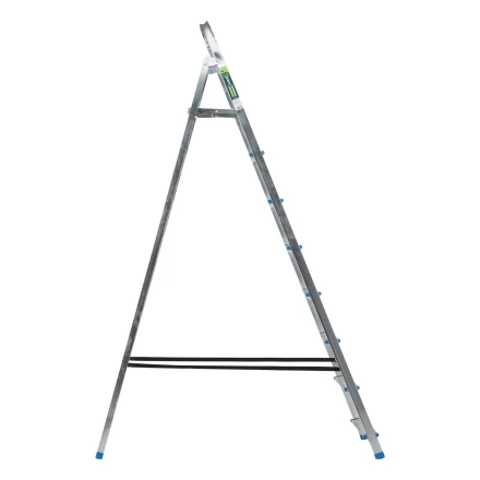 Стремянка, 8 ступеней Сибртех 97840, стальная, оцинкованная купить в Челябинске