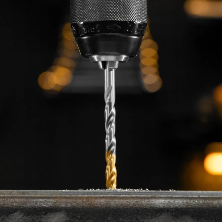 Набор сверл по металлу Denzel 723002, 1,5-6,5мм, Р6М5-TiN, Golden Tip, 13 шт купить в Челябинске