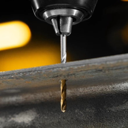 Набор сверл по металлу Denzel 723002, 1,5-6,5мм, Р6М5-TiN, Golden Tip, 13 шт купить в Челябинске