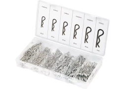 Набор шплинтов, S головки, с фиксацией, 150 предм. СИБРТЕХ 47605