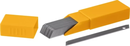 Лезвия OLFA сегментированные из нержавеющей стали, 9х80х0,38мм, 13 сегментов, 50шт OL-AB-50S купить в Челябинске