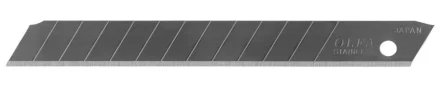 Лезвия OLFA сегментированные из нержавеющей стали, 9х80х0,38мм, 13 сегментов, 50шт OL-AB-50S купить в Челябинске