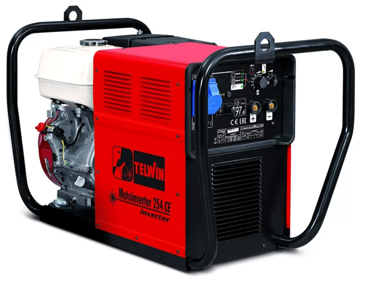 Инверторный сварочный бензогенератор Telwin MOTOINVERTER 254 CE двигатель HONDA Telwin купить в Челябинске