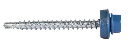 Саморезы ЗУБР окраш., RAL 5009 небесно-голуб., для крепл. кров. матер. к дерев. обреш., 4.8x50мм, 250шт 4-300315-48-050-5009 купить в Челябинске