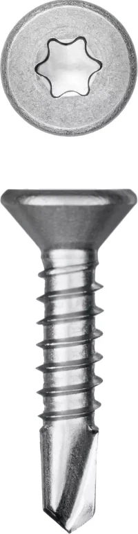 Нержавеющие саморезы DS-C с потайной головкой, коробка 300932-35-016